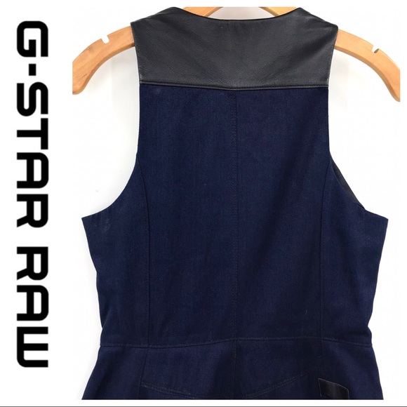 💕SALE💕 G-Star Raw Blue Denim Borealis Dress - Picture 6 of 13